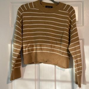 Tan cropped sweater